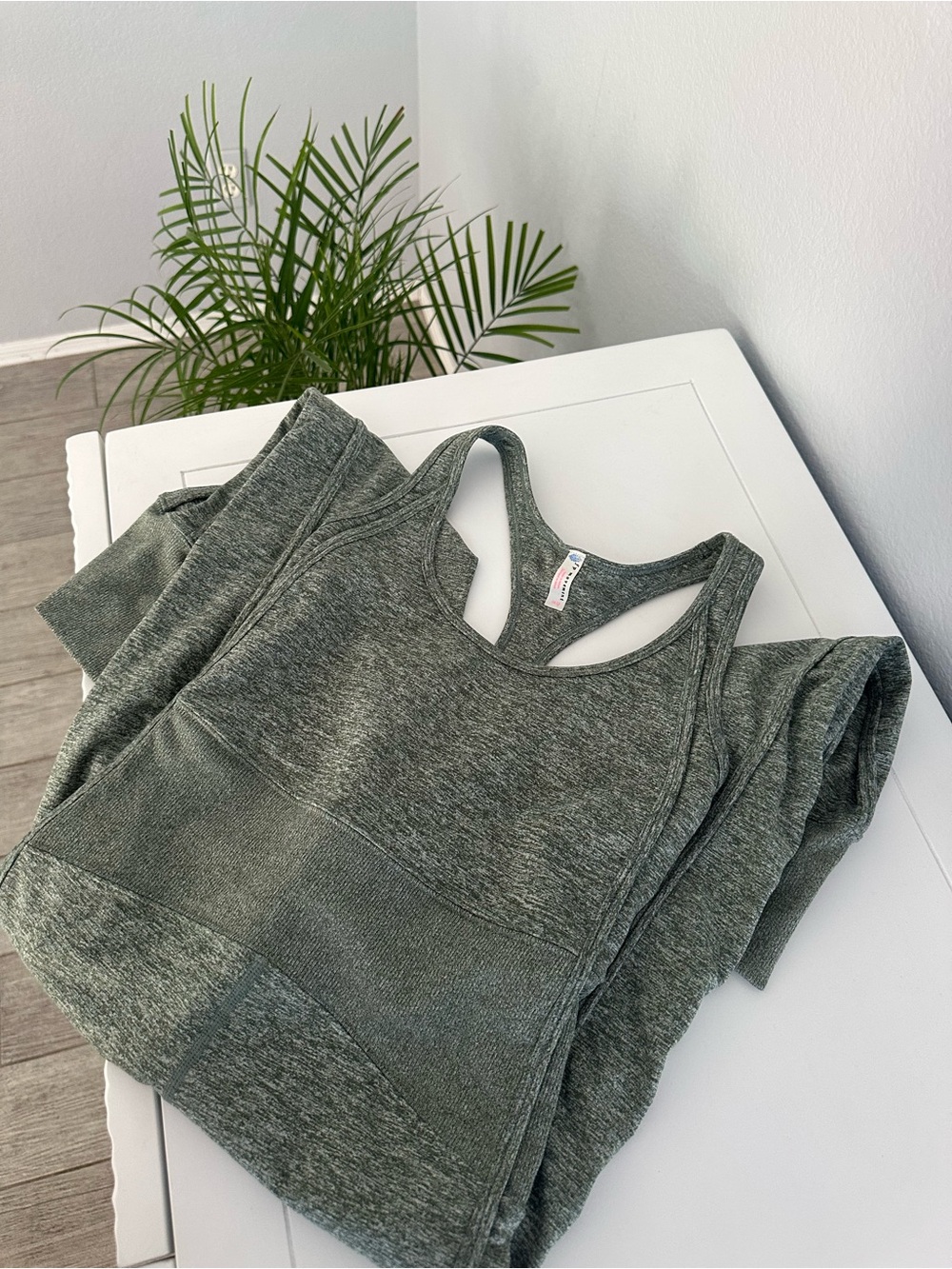Free People Movement Green Racerback Workout Jumpsuit XS/S